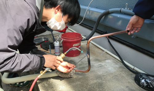 冷媒配管施工①